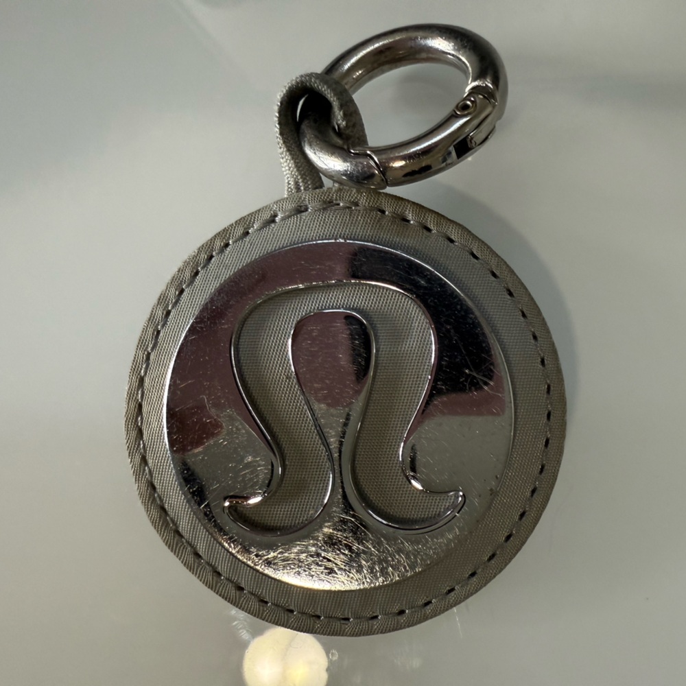 Lululemon Logo Mirror Keychain